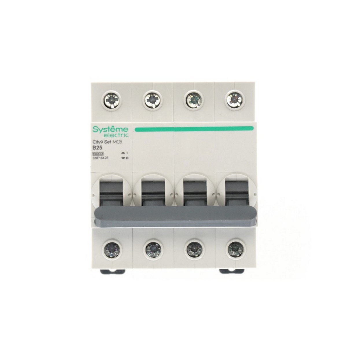 Автоматический выключатель Systeme Electric City9 Set (АВ) B 25А 4P 6kA C9F16425