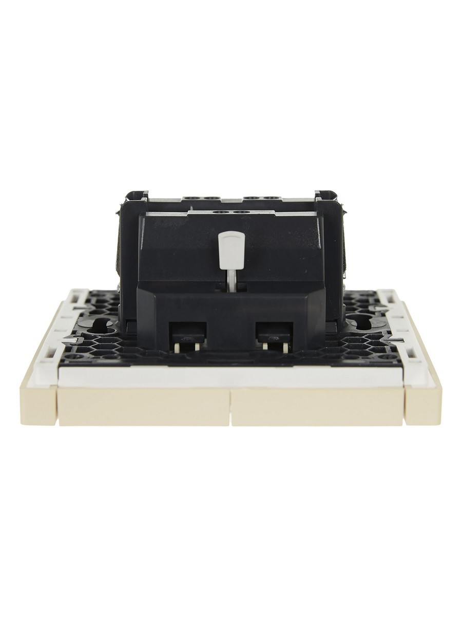 IEK FORTE&PIANO Ваниль Выключатель IEK FORTE&PIANO Ваниль 2-кл 10А FP405