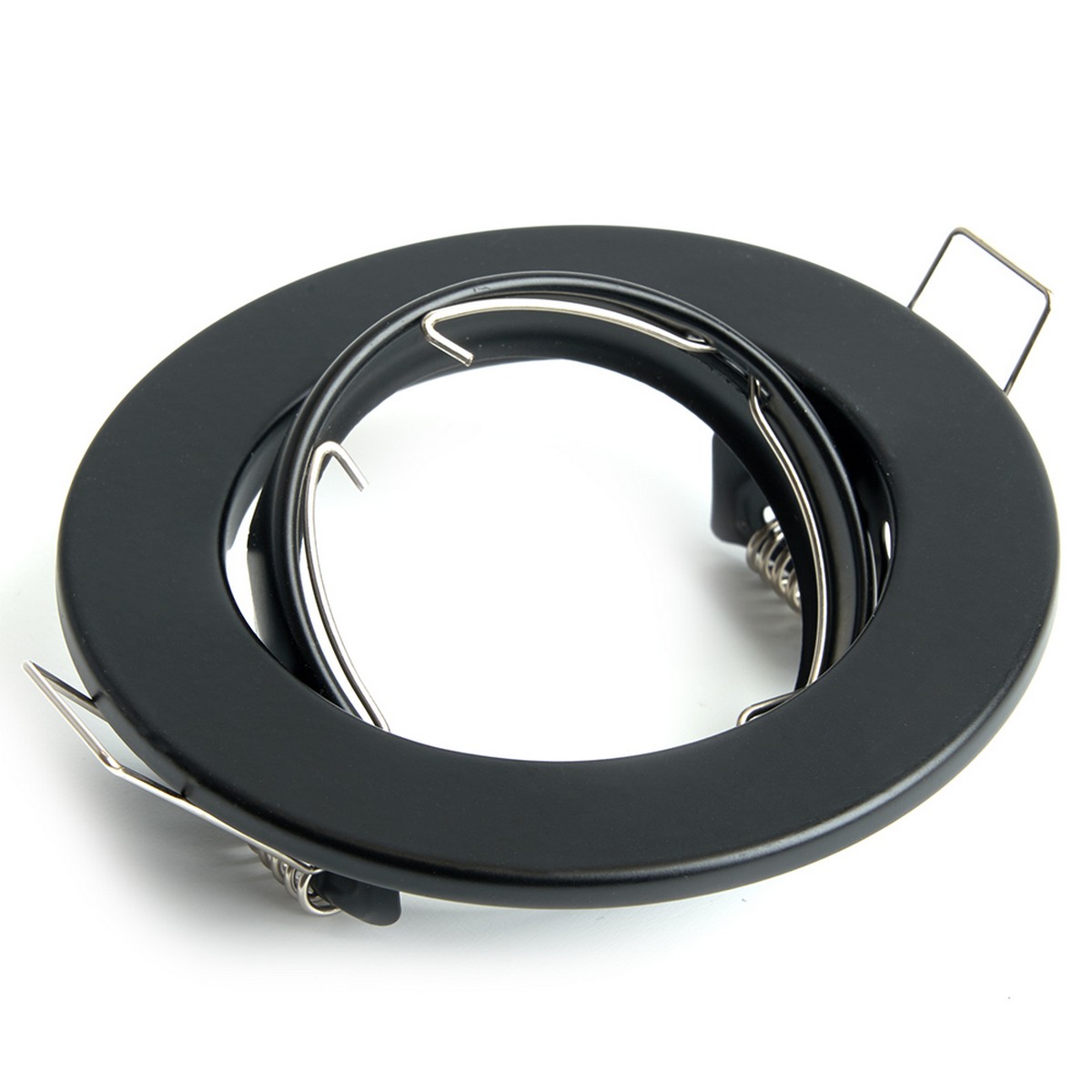 Встраиваемые светодиодные светильники Светильник потолочный встраиваемый Feron DL11 MR16 50W G5.3 чёрный матовый 48466 