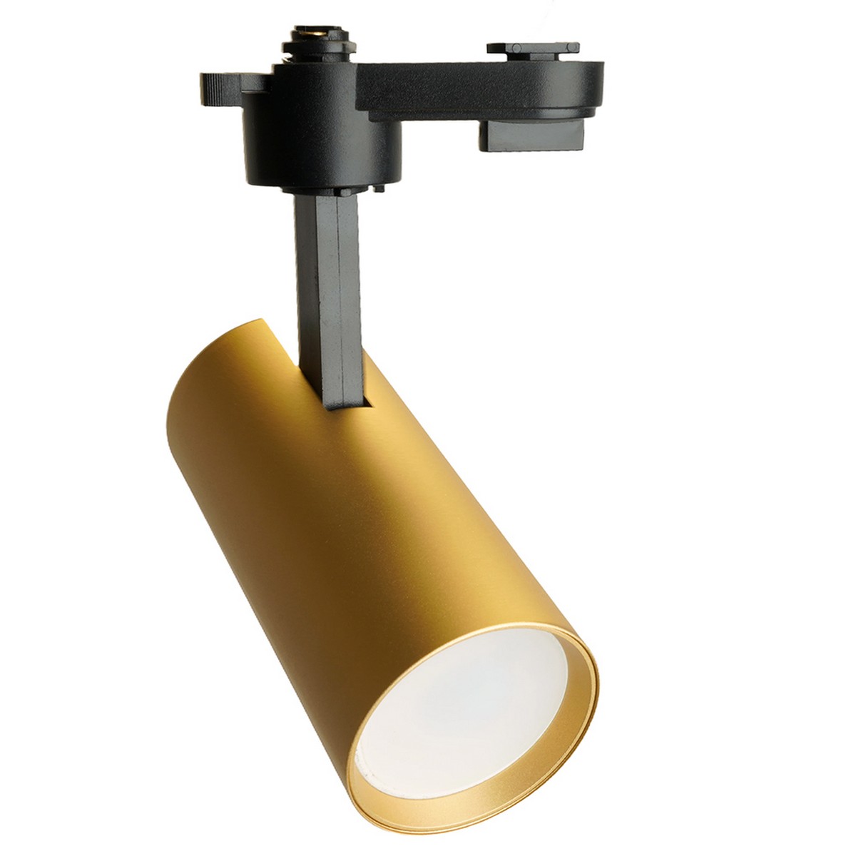 Трековые светодиодные светильники Светильник Feron AL195 трековый однофазный на шинопровод под лампу GU10 золото 48716 