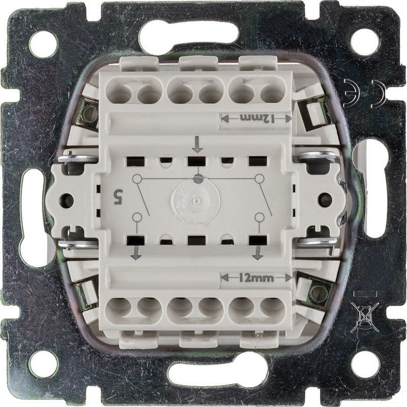 Legrand Valena Classic Алюминий Выключатель Legrand Valena Алюминий 2-х клавишный 770105