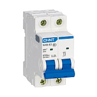 Автоматический выключатель CHINT NXB-63S 2P 6А 4.5kA х-ка C (R) 296786