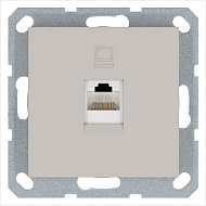 Интернет-розетка JASMART RJ45 Тауп G6105T