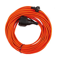 Удлинитель-шнур STEKKER STD08-21-50 1-местный ПВС б/з 2*1,5мм2, IP54, 50м Standart 50342