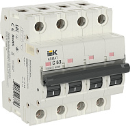 Автоматический выключатель IEK ARMAT M10N 4P C 63А AR-M10N-4-C063