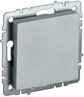 Заглушка IEK BRITE c суппортом МЗ10-БрА алюминий BR-PL10-K47