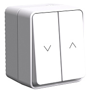 Выключатель Systeme Electric AtlasDesign Profi54 Белый 2-клавишный для жалюзи, 2хсх.4 ATN540119