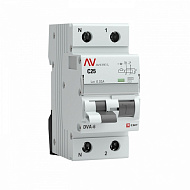 Диф. Автомат EKF AVERES DVA-6 (C) 1P+N 25А/30мА тип АС 6кА rcbo6-1pn-25C-30-ac-av