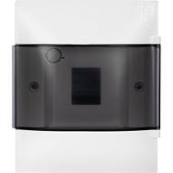 Пластиковый щиток Legrand Practibox S Встраиваемый 4 мод 1X4 Дымчатая дверь 134554