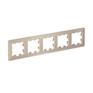 Рамка Systeme Electric AtlasDesign Air Песочный/дымчатый белый 5-ая ATN221205