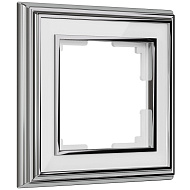 Рамка Werkel Palacio на 1 пост (хром белый) W0011331
