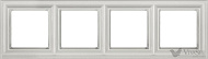 Рамка четверная Jung Eco Profi Deco белый EPD484WW