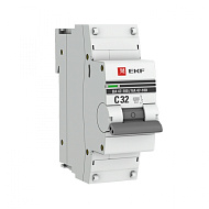 Автоматический выключатель EKF PROxima ВА 47-100 1P 32А (С) 10kA mcb47100-1-32C-pro
