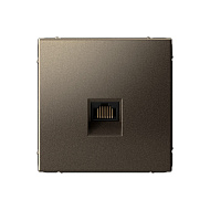 Розетка компьютерная Systeme Electric ArtGallery Мокко RJ45, кат. 5е,