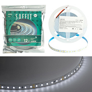 Лента светодиодная SAFFIT SST02 120SMD(2835)/м 9.6Вт/м 12V 6500К IP20 5 метров 55242