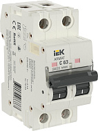 Автоматический выключатель IEK ARMAT M06N 2P C 63А AR-M06N-2-C063