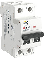 Автоматический выключатель IEK ARMAT M06N-DC 2P B 13А AR-M06N-2-B013DC