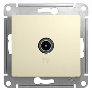 Розетка TV Systeme Electric Glossa Бежевый коннектор GSL000293