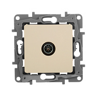 Розетка TV Legrand Etika слоновая кость Звезда 672351