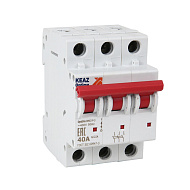 Выключатель нагрузки КЭАЗ OptiDin ВМ63Р 3P 40A AC (BM63P-340-УХЛ3) 103895