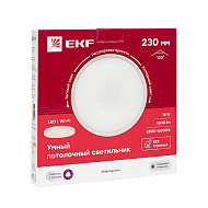 Умный потолочный светильник EKF Connect 230 мм 18W sclwf-230-cct