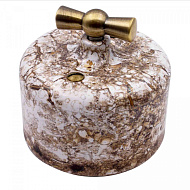 Выключатель BIRONI Ришелье Керамика Мрамор 1-кл. проходной R1-211-09