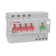 Дифференциальный автомат АВДТ DKC YON pro MDV63 3P+N 40A C 30mA 6kA тип A MDV63-42C40-A